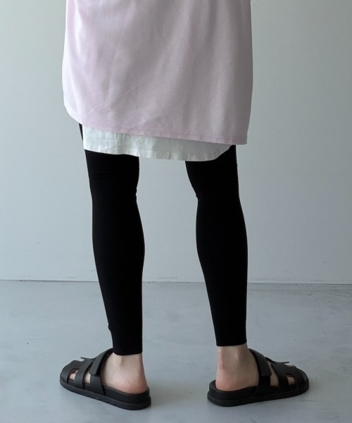 wee9s(ウィークス)の「daily rib leggings(その他パンツ・レディース・グレー/ブラック・size1/size2)」の7枚目の写真