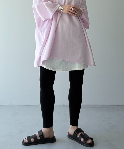 wee9s(ウィークス)の「daily rib leggings(その他パンツ・レディース・グレー/ブラック・size1/size2)」の8枚目の写真