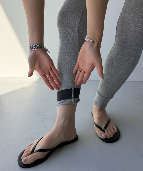 wee9s(ウィークス)の「daily rib leggings(その他パンツ・レディース・グレー/ブラック・size1/size2)」の10枚目の写真