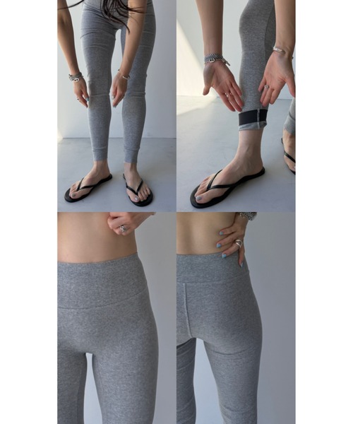 wee9s(ウィークス)の「daily rib leggings(その他パンツ・レディース・グレー/ブラック・size1/size2)」の11枚目の写真