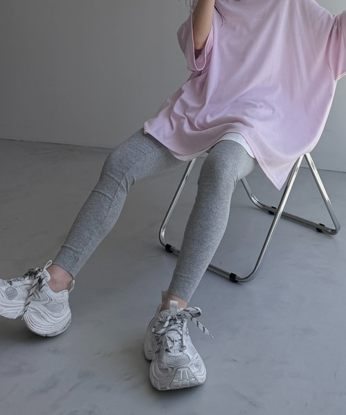 wee9s(ウィークス)の「daily rib leggings(その他パンツ・レディース・グレー/ブラック・size1/size2)」の21枚目の写真