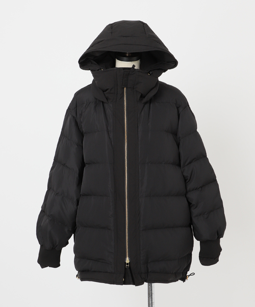 Spick & Span(スピックアンドスパン)の「《追加》2WAY撥水ダウンハーフコート(ダウンジャケット/コート・レディース・ホワイト/ブラック/マルチ/ブラウン系その他・34/36/38)」の20枚目の写真