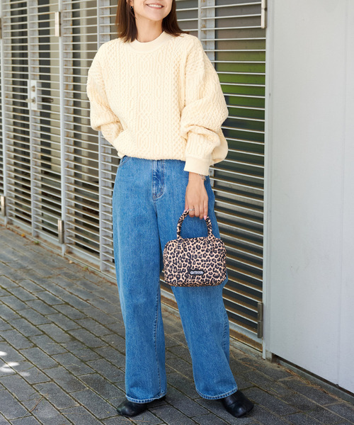 OUTDOOR PRODUCTS（アウトドアプロダクツ）の「FISHERMAN’S SWEATER（ニット/セーター・レディース・ブラウン/アイボリー・FREE）」の13枚目の写真