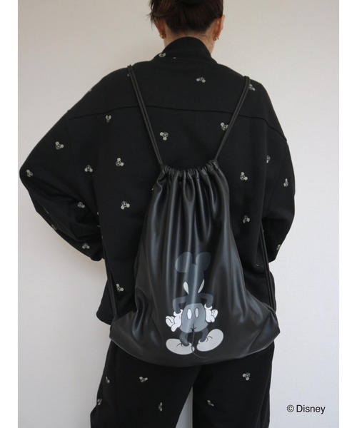 TRUNC(トランクエイティーエイト)の「Disney/Back Style Mickey Mouse Design Knapsack(バックパック/リュック・レディース・ブラック・FREE)」の2枚目の写真