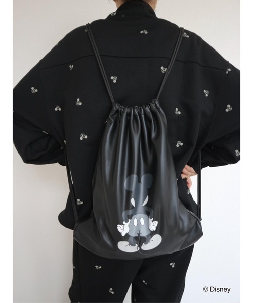 TRUNC(トランクエイティーエイト)の「Disney/Back Style Mickey Mouse Design Knapsack(バックパック/リュック・レディース・ブラック・FREE)」の3枚目の写真