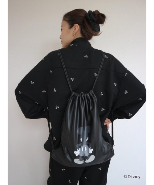 TRUNC(トランクエイティーエイト)の「Disney/Back Style Mickey Mouse Design Knapsack(バックパック/リュック・レディース・ブラック・FREE)」の4枚目の写真