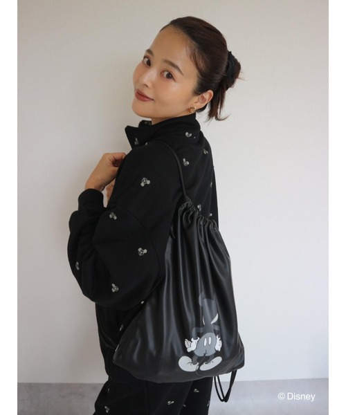 TRUNC(トランクエイティーエイト)の「Disney/Back Style Mickey Mouse Design Knapsack(バックパック/リュック・レディース・ブラック・FREE)」の5枚目の写真