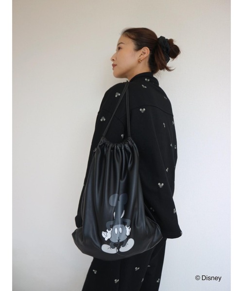 TRUNC(トランクエイティーエイト)の「Disney/Back Style Mickey Mouse Design Knapsack(バックパック/リュック・レディース・ブラック・FREE)」の6枚目の写真