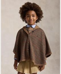 POLO RALPH LAUREN CHILDRENSWEAR（ポロ ラルフ ローレン チルドレンズウェア）の「チェック ウール フーデッド ポンチョ（ポンチョ）」