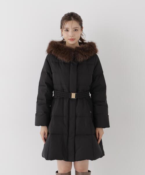 PROPORTION BODY DRESSING(プロポーションボディドレッシング)の「ベルト付ダウン / 1216252102(ダウンジャケット/コート・レディース・ブラック/ホワイト系その他/ブラウン系その他・MEDIUM/SMALL/P/S)」の17枚目の写真