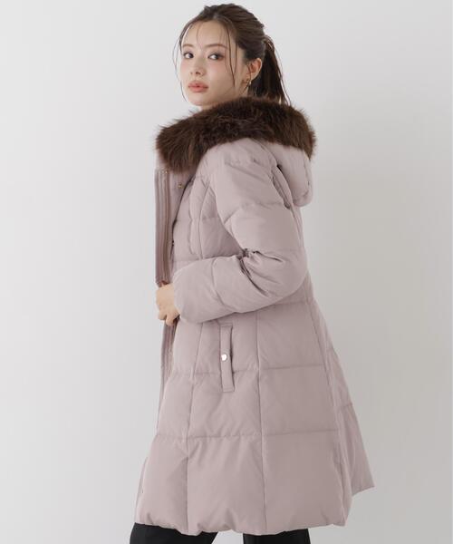 PROPORTION BODY DRESSING(プロポーションボディドレッシング)の「ベルト付ダウン / 1216252102(ダウンジャケット/コート・レディース・ブラック/ホワイト系その他/ブラウン系その他・MEDIUM/SMALL/P/S)」の6枚目の写真