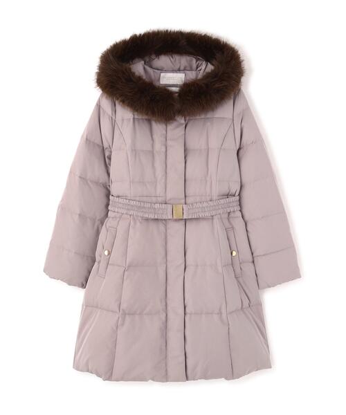 PROPORTION BODY DRESSING(プロポーションボディドレッシング)の「ベルト付ダウン / 1216252102(ダウンジャケット/コート・レディース・ブラック/ホワイト系その他/ブラウン系その他・MEDIUM/SMALL/P/S)」の7枚目の写真