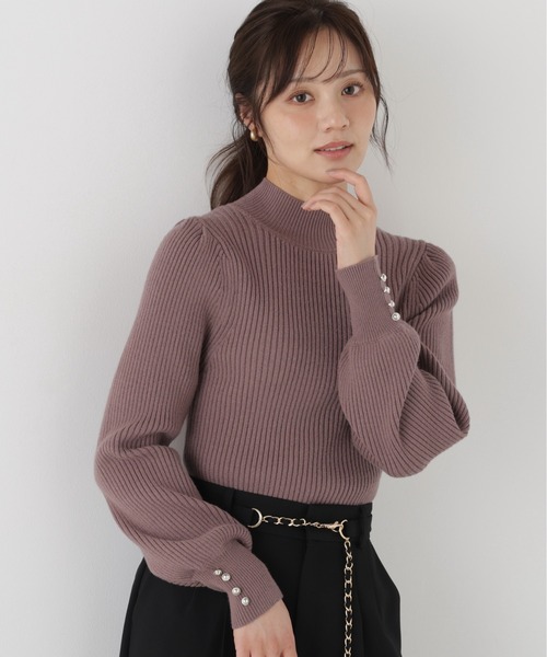 PROPORTION BODY DRESSING(プロポーションボディドレッシング)の「ボリュームタートルニット / 1216270003(ニット/セーター・レディース・ブルー/ホワイト系その他/ブラウン系その他・SMALL/MEDIUM)」の2枚目の写真