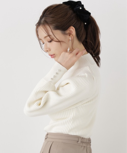 PROPORTION BODY DRESSING(プロポーションボディドレッシング)の「ボリュームタートルニット / 1216270003(ニット/セーター・レディース・ブルー/ホワイト系その他/ブラウン系その他・SMALL/MEDIUM)」の11枚目の写真
