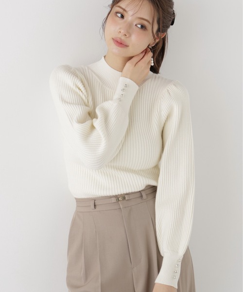 PROPORTION BODY DRESSING(プロポーションボディドレッシング)の「ボリュームタートルニット / 1216270003(ニット/セーター・レディース・ブルー/ホワイト系その他/ブラウン系その他・SMALL/MEDIUM)」の12枚目の写真