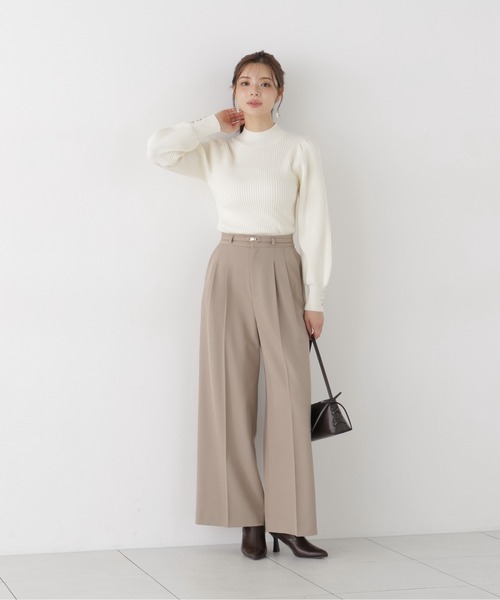 PROPORTION BODY DRESSING(プロポーションボディドレッシング)の「ボリュームタートルニット / 1216270003(ニット/セーター・レディース・ブルー/ホワイト系その他/ブラウン系その他・SMALL/MEDIUM)」の13枚目の写真