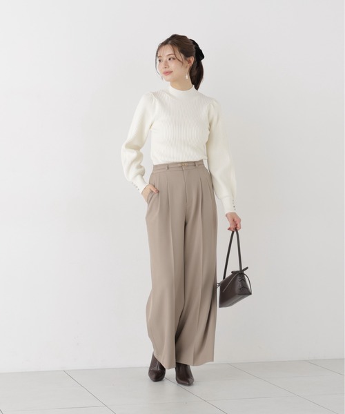 PROPORTION BODY DRESSING(プロポーションボディドレッシング)の「ボリュームタートルニット / 1216270003(ニット/セーター・レディース・ブルー/ホワイト系その他/ブラウン系その他・SMALL/MEDIUM)」の15枚目の写真