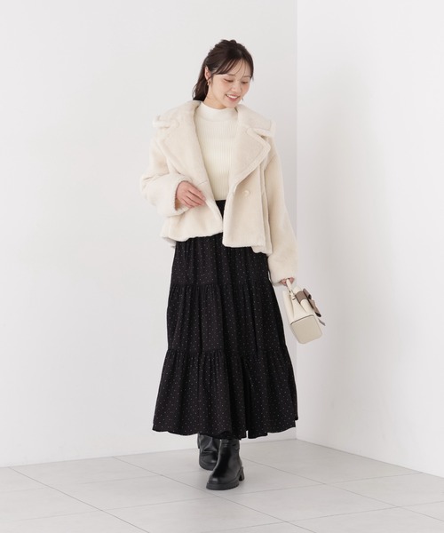 PROPORTION BODY DRESSING(プロポーションボディドレッシング)の「ボリュームタートルニット / 1216270003(ニット/セーター・レディース・ブルー/ホワイト系その他/ブラウン系その他・SMALL/MEDIUM)」の17枚目の写真