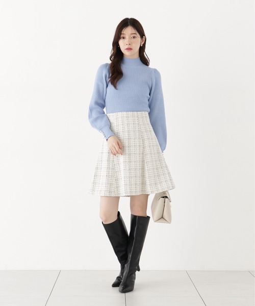 PROPORTION BODY DRESSING(プロポーションボディドレッシング)の「ボリュームタートルニット / 1216270003(ニット/セーター・レディース・ブルー/ホワイト系その他/ブラウン系その他・SMALL/MEDIUM)」の10枚目の写真