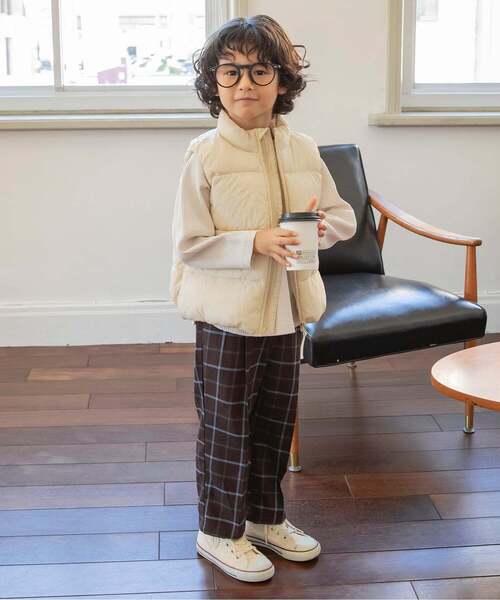 BREEZE(ブリーズ)の「【WEB限定】BOYSフォーマルテーラード長パンツ_セットアップ可(スーツパンツ・キッズ・ブラウン/ネイビー・110/90/120/130/150/140/100)」の3枚目の写真