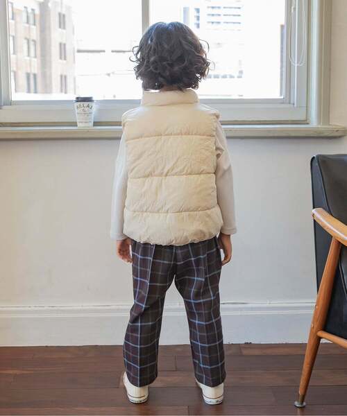 BREEZE(ブリーズ)の「【WEB限定】BOYSフォーマルテーラード長パンツ_セットアップ可(スーツパンツ・キッズ・ブラウン/ネイビー・110/90/120/130/150/140/100)」の4枚目の写真