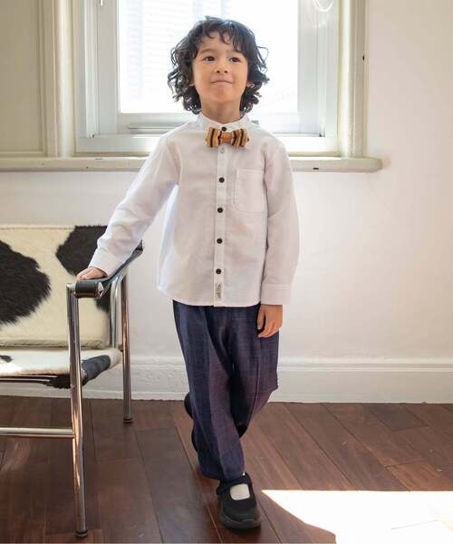 BREEZE(ブリーズ)の「【WEB限定】BOYSフォーマルテーラード長パンツ_セットアップ可(スーツパンツ・キッズ・ブラウン/ネイビー・110/90/120/130/150/140/100)」の5枚目の写真