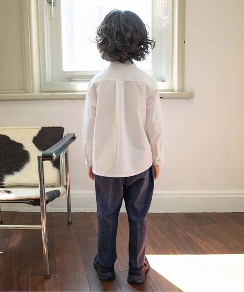 BREEZE(ブリーズ)の「【WEB限定】BOYSフォーマルテーラード長パンツ_セットアップ可(スーツパンツ・キッズ・ブラウン/ネイビー・110/90/120/130/150/140/100)」の6枚目の写真