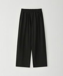 COMPORT ワンタック ワイド スウェットパンツ ブラック