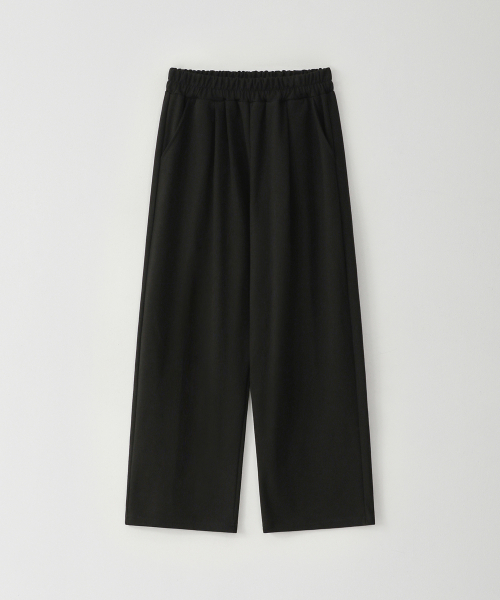 PUFF PUFF DEPT(パフパフ・デプト)の「COMPORT ワンタック ワイド スウェットパンツ ブラック(スウェットパンツ・レディース・その他・MEDIUM/LARGE/X-LARGE)」の1枚目の写真
