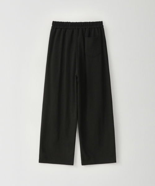 PUFF PUFF DEPT(パフパフ・デプト)の「COMPORT ワンタック ワイド スウェットパンツ ブラック(スウェットパンツ・レディース・その他・MEDIUM/LARGE/X-LARGE)」の2枚目の写真