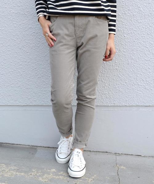 SHIPS Days（シップスデイズ）の「SHIPS Days STANDARD:コーデュロイ パンツ（その他パンツ・レディース・オフホワイト/オリーブ/ベージュ/ダークグレー・SMALL/MEDIUM/LARGE）」の22枚目の写真