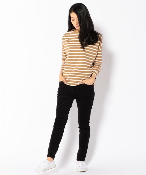 SHIPS Days（シップスデイズ）の「SHIPS Days STANDARD:コーデュロイ パンツ（その他パンツ・レディース・オフホワイト/オリーブ/ベージュ/ダークグレー・SMALL/MEDIUM/LARGE）」の9枚目の写真