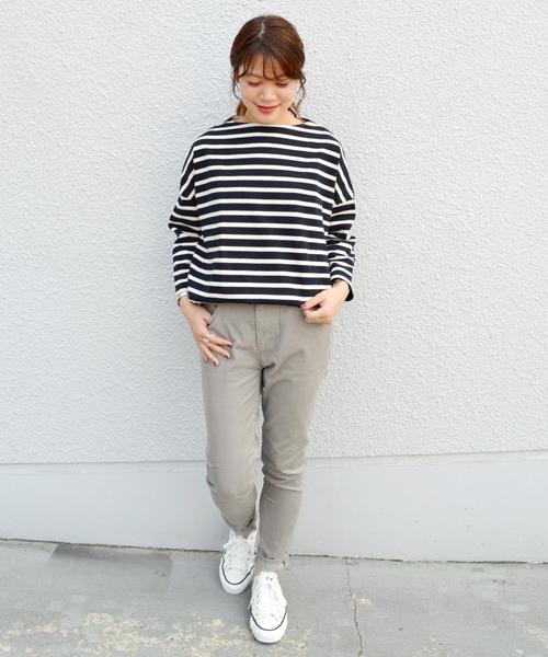 SHIPS Days（シップスデイズ）の「SHIPS Days STANDARD:コーデュロイ パンツ（その他パンツ・レディース・オフホワイト/オリーブ/ベージュ/ダークグレー・SMALL/MEDIUM/LARGE）」の16枚目の写真