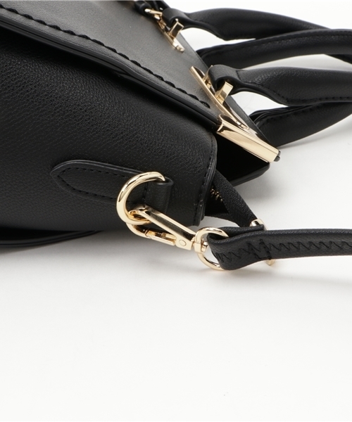 PLAIN CLOTHING（プレーンクロージング）の「メタルパーツハンドバッグ/ショルダーバッグ【PLAIN CLOTHING】（ショルダーバッグ・レディース・グレー/レッド/キャメル/ブラック/アイボリー・FREE）」の10枚目の写真