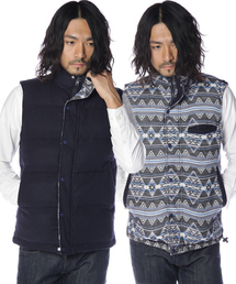 CIAOPANIC | ウール中綿フードベスト(ダウンベスト)