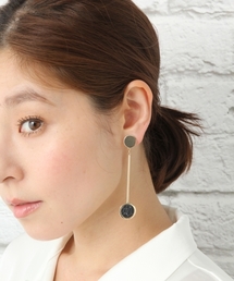 LEPSIM | ラウンドストーンクリップ　757400(イヤリング)