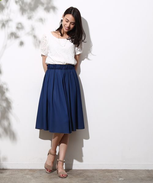 ROPE' PICNIC（ロペピクニック）の「カットワークボリュームスリーブブラウス（シャツ/ブラウス・レディース・ホワイト系その他/ブラック/ワイン・38）」の11枚目の写真