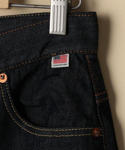 coen(コーエン)の「CONEハイウエストデニムパンツ(デニムパンツ・レディース・ネイビー/ホワイト・SMALL/LARGE/MEDIUM)」の16枚目の写真