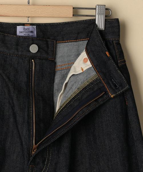 coen(コーエン)の「CONEハイウエストデニムパンツ(デニムパンツ・レディース・ネイビー/ホワイト・SMALL/LARGE/MEDIUM)」の17枚目の写真