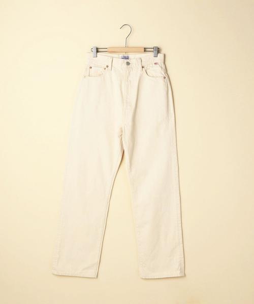 coen(コーエン)の「CONEハイウエストデニムパンツ(デニムパンツ・レディース・ネイビー/ホワイト・SMALL/LARGE/MEDIUM)」の6枚目の写真