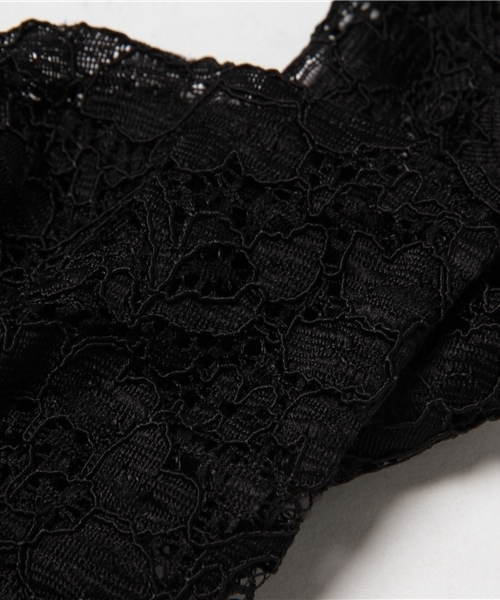 earth music&ecology（アースミュージックアンドエコロジー）の「レースターバン（ヘアバンド・レディース・アイボリー/ブラック・FREE）」の4枚目の写真