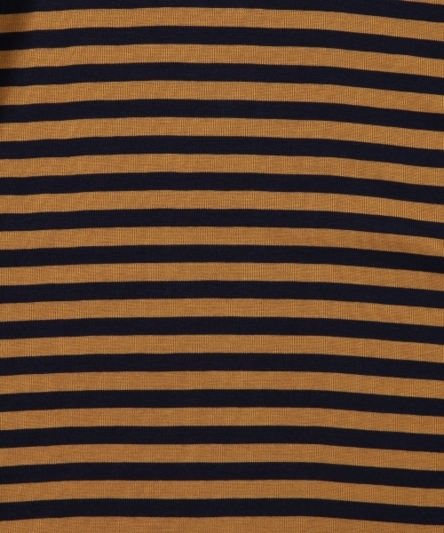 GLOBAL WORK（グローバルワーク）の「スーピマボーダークルー長袖/759675（Tシャツ/カットソー・メンズ・ワインレッド/ブラック/イエロー・X-LARGE/LARGE/SMALL/MEDIUM）」の12枚目の写真