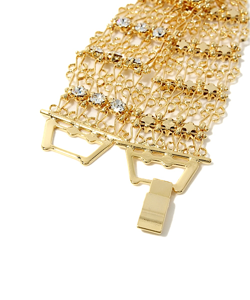 AMERICAN RAG CIE（アメリカンラグシー）の「201-AKZ-MDAR561（ブレスレット・レディース・ゴールド・ONE SIZE）」の2枚目の写真