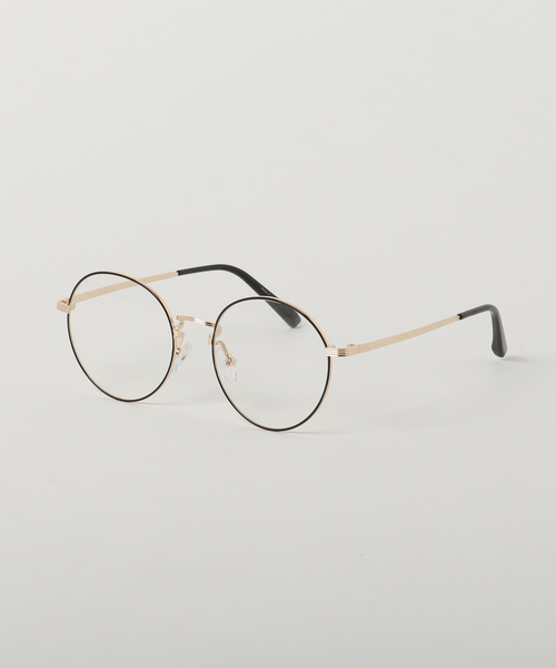 Coca コカ の 華奢フレームラウンド型伊達眼鏡 メガネ Wear