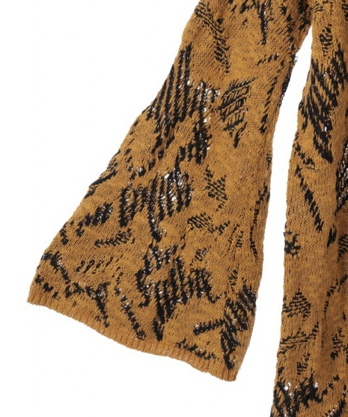 CLANE（クラネ）の「SHEER FLOWER KNIT TOPS（ニット/セーター）」 - WEAR 