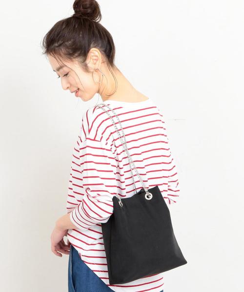 BEAUTY&YOUTH UNITED ARROWS（ビューティーアンドユースユナイテッドアローズ）の「【別注】＜CONTROL FREAK＞∴チェーンバッグ o（トートバッグ・レディース・ブラック/ブラウン/ライラック・FREE）」の2枚目の写真