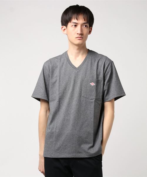 Danton ダントン の Danton ダントン Vネックポケットtシャツ Tシャツ カットソー Wear