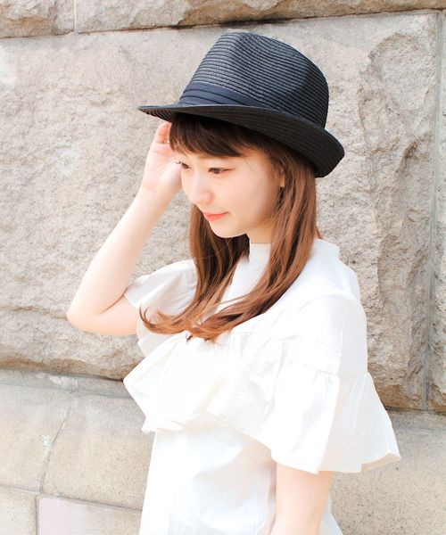 14+（イチヨンプラス）の「ブレード折りたたみ中折れハット（ハット・メンズ・ブラック/ベージュ/ネイビー/ブラウン/オフホワイト・MEDIUM/LARGE/X-LARGE）」の5枚目の写真