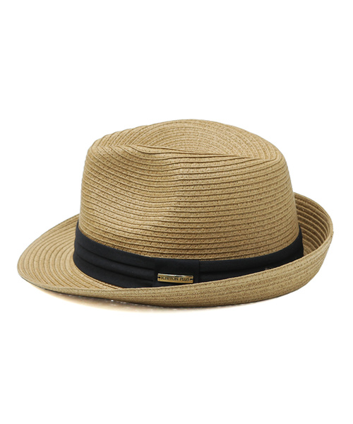 14+（イチヨンプラス）の「ブレード折りたたみ中折れハット（ハット・メンズ・ブラック/ベージュ/ネイビー/ブラウン/オフホワイト・MEDIUM/LARGE/X-LARGE）」の14枚目の写真