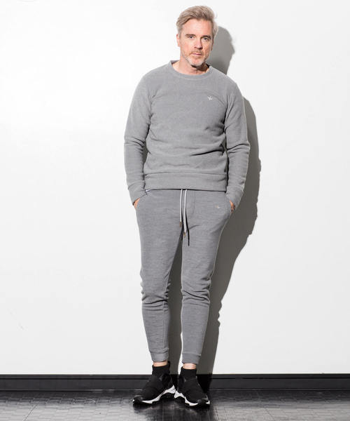 1piu1uguale3 RELAX（ウノピュウノウグァーレトレリラックス）の「1PIU1UGUALE3 RELAX(ウノピゥウノウグァーレトレ)テリークロスパイルプルオーバー（スウェット・メンズ・ブラック/グレー/ネイビー・SMALL/MEDIUM/LARGE/X-LARGE）」の7枚目の写真